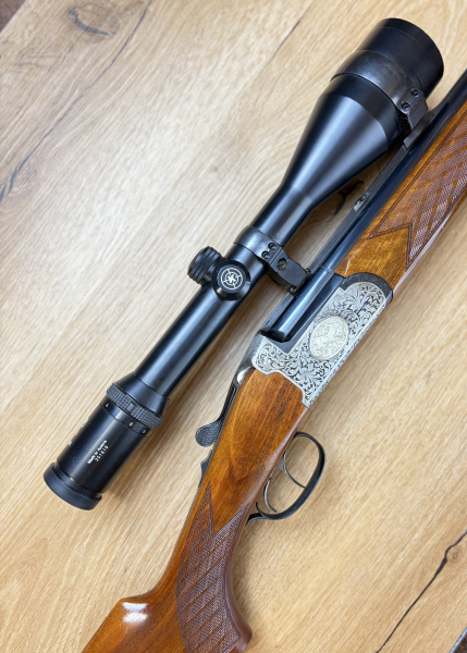 Bockbüchsflinte Antonio Zoli Kal. .222rem + 16/70 inkl. Zielfernohr Kahles Helia L 3-12x56 – Bild 2