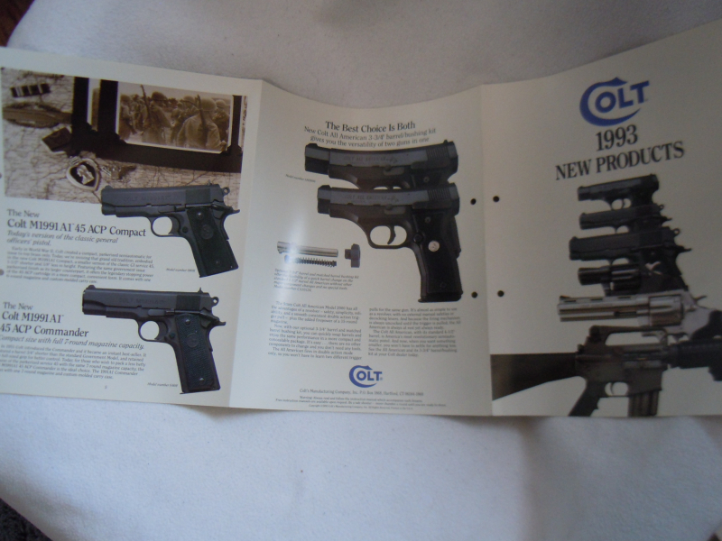 Colt original Kataloge von 1990 -1993 – Bild 3