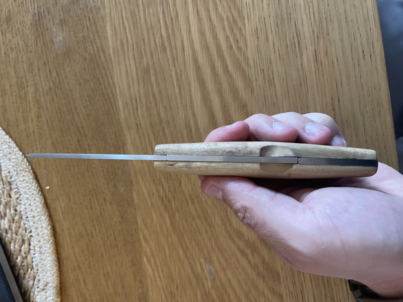 Helle Dokka Taschenmesser mit Lederscheide – Bild 3