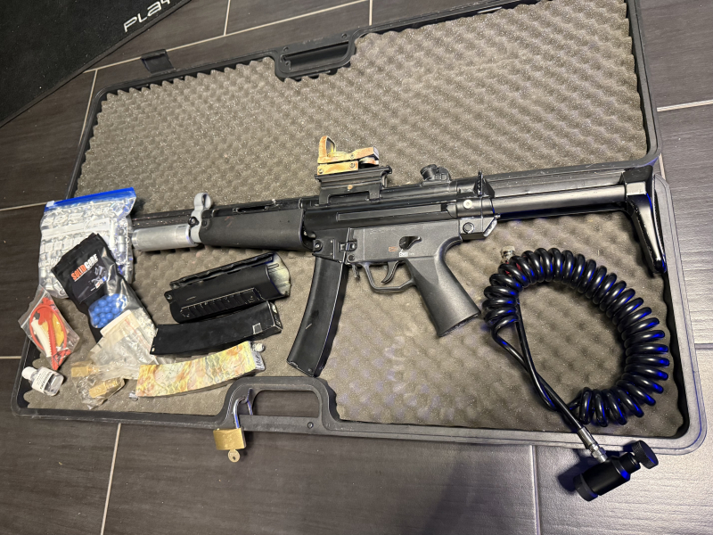 Umarex RAM 12s MP5 mit diversem Zubehör – imaginea 3