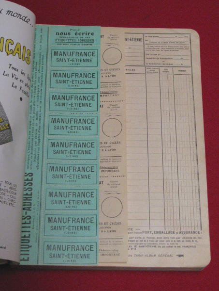 Alter Katalog Manufacture Francaise d Armes & Cycles / Französische Waffen- und Fahrradherstellung – Bild 3