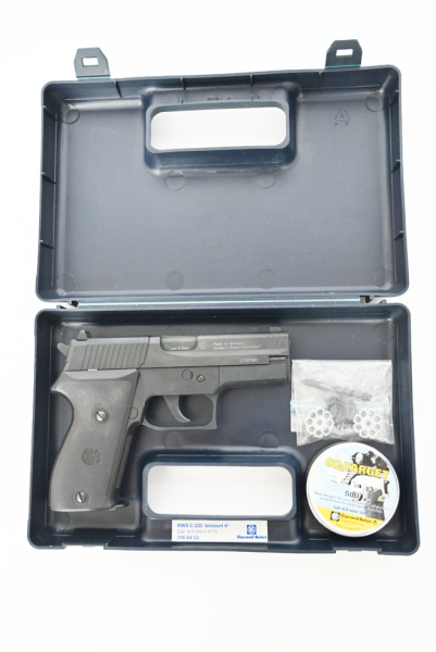 Mehrschüssige CO2 Luftpistole RWS Modell C 225, Kaliber 4,5 mm, (.177), Koffer, zwei Reservemagazine – Bild 6