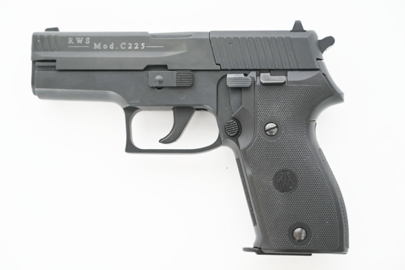 Mehrschüssige CO2 Luftpistole RWS Modell C 225, Kaliber 4,5 mm, (.177), Koffer, zwei Reservemagazine – Bild 2