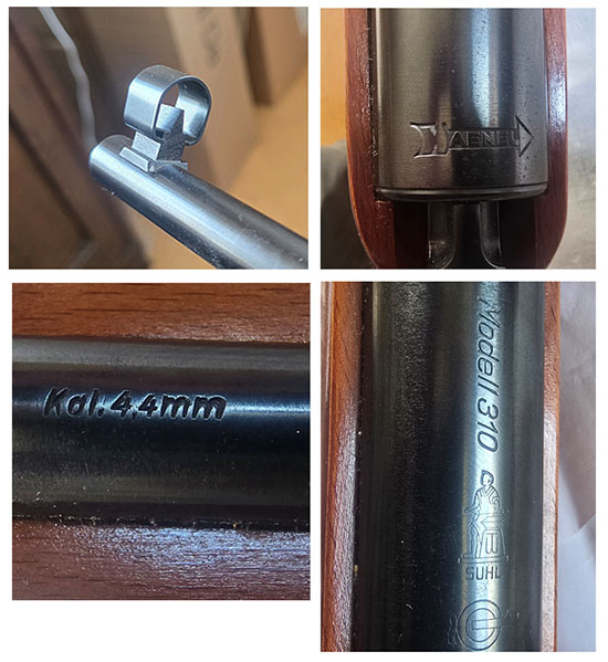 Q1 DDR Haenel Luftgewehr 310 - Repetierer 4,4mm Rundkugel – slika 3