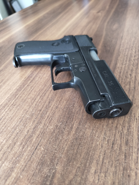 Geco P35 Cal. 35 PTB 456 m. Zubehör top gepflegte Schreckschusspistole selten !!! – Bild 2