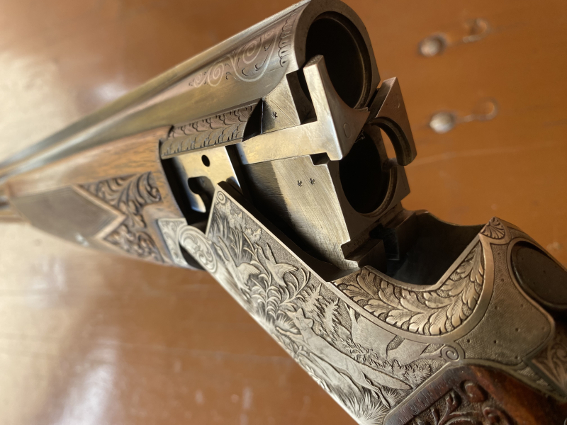 Browning FN Herstal B25 B2G 12/70 Fischbauchschaft Doppelabzug – Bild 6