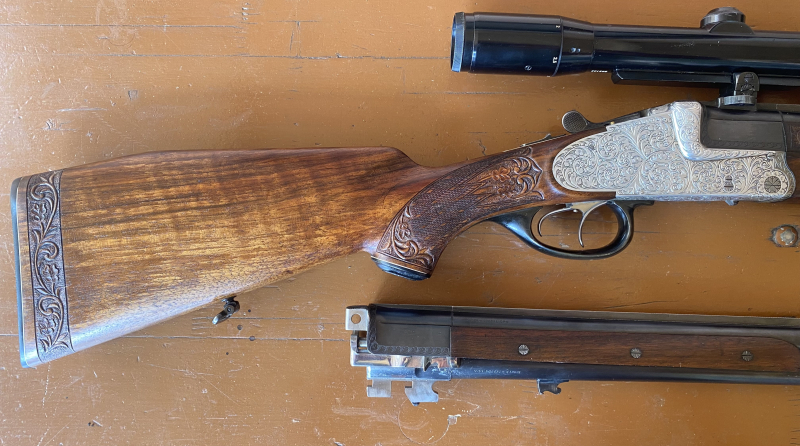 Krieghoff Ulm Kombi BBF BDF 7x57R 16/70 Seitenschloß – Bild 4