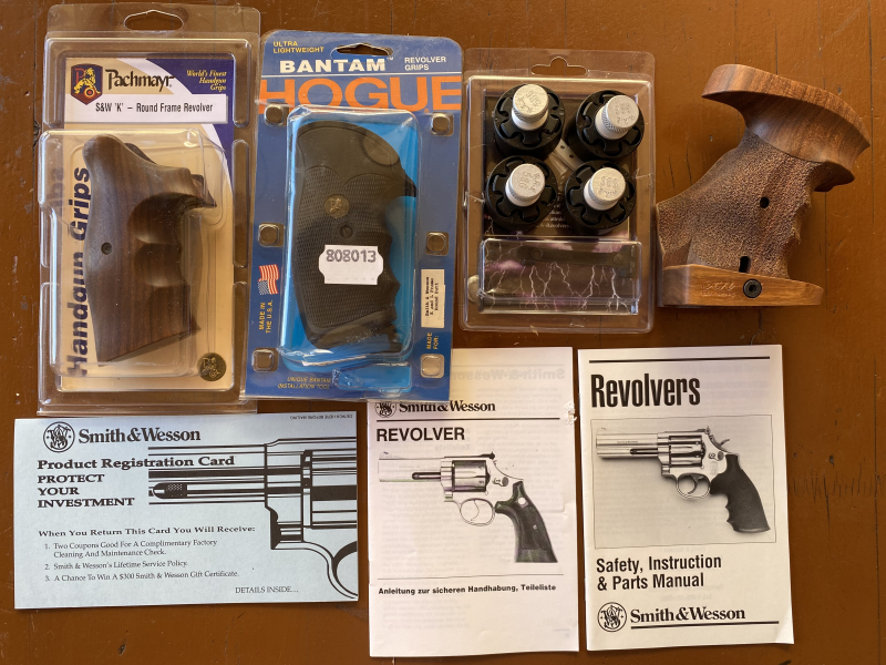 Smith & Wesson 686 Target Champion Diamond Line 6"-Lauf stainless poliert .357Mag .357 viel Zubehör – Bild 5