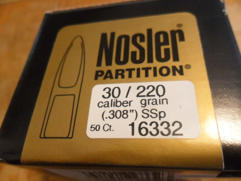 72 Stück Geschosse NOSLER Partition .30 14,2 g 220 grs 16332 .308 – Bild 2