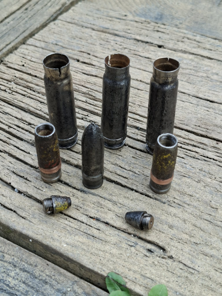 3 x MG 131 Pz.Gr und Splittergesch. DEKO- ORIGINAL WW 2 – Bild 5