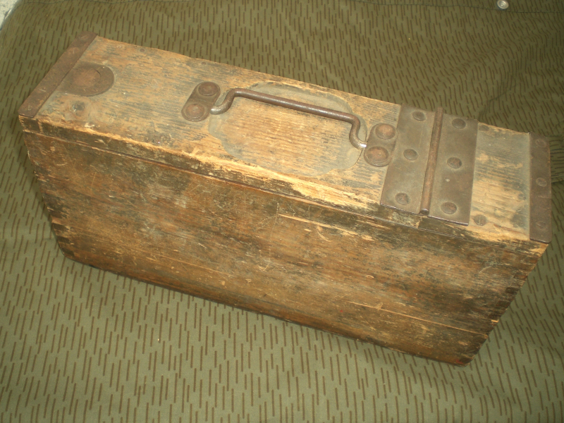 Holz MG Gurtkasten für MG 08 oder Schwarzlose 1. Weltkrieg – Bild 1