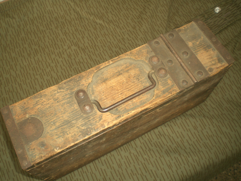 Holz MG Gurtkasten für MG 08 oder Schwarzlose 1. Weltkrieg – Bild 2