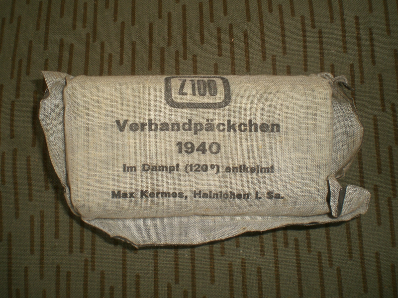 Wehrmachts Verbandpäckchen 2. Weltkrieg – imagem 1