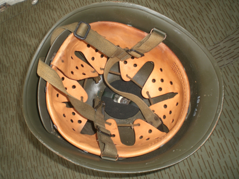 Stahlhelm Bundeswehr M1A1mod. Gr 57-61 von 1987 – Bild 3