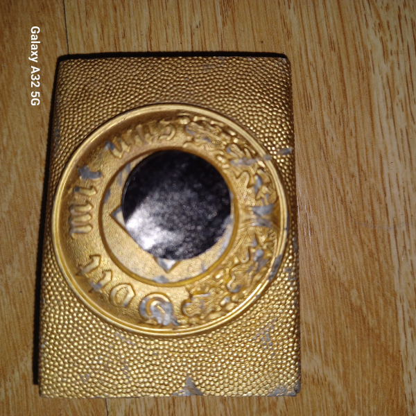 Original Koppelschloss Wasserschutzpolizei Gold – Bild 1
