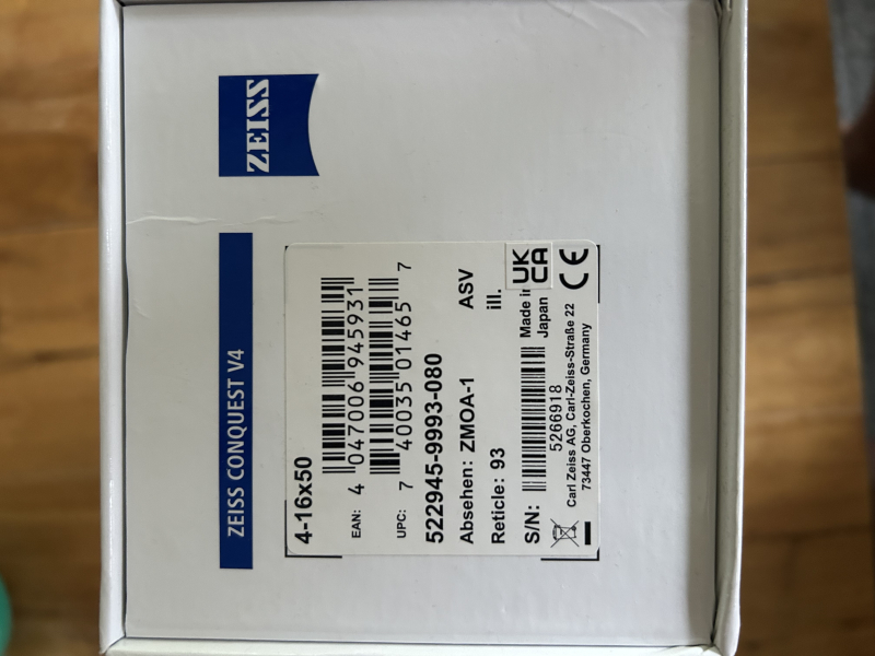 Zeiss Conquest V4 4-16x50 – immagine 6