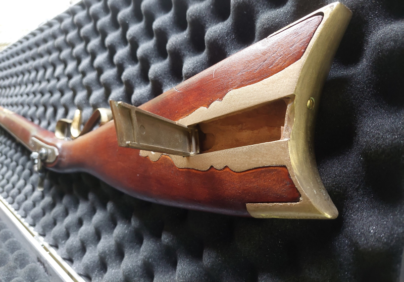 Pennsylvania Rifle Cal.45 mit Stecher-Abzug im Nußholzschaft – billede 6