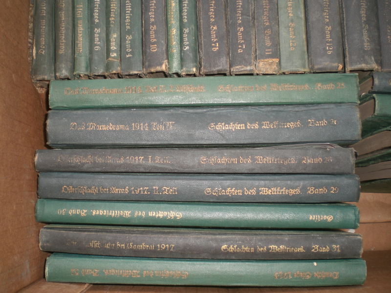 Antiquarisches Buchkonvolut: Reichsarchiv - die Schlachten des Weltkrieges 1914-18 – Bild 5