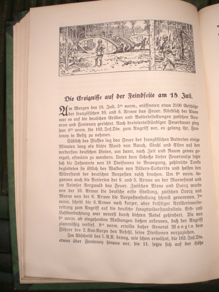 Antiquarisches Buchkonvolut: Reichsarchiv - die Schlachten des Weltkrieges 1914-18 – Bild 4