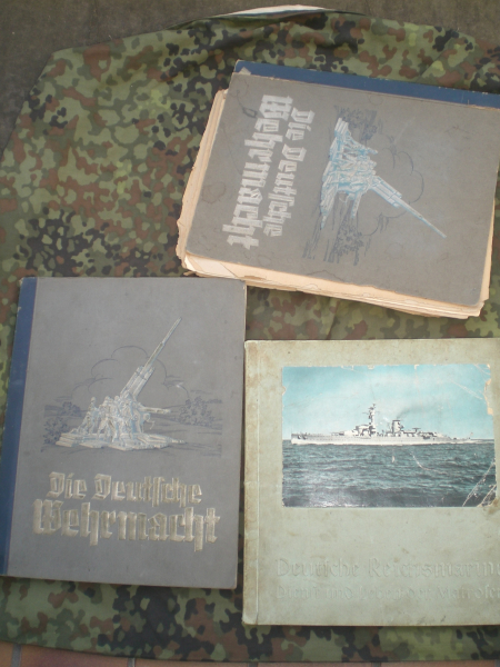 Antiquarisches Buch: konvolut Sammelbilderalben Wehrmacht und Marine aus den Dreissiger Jahren – Bild 1