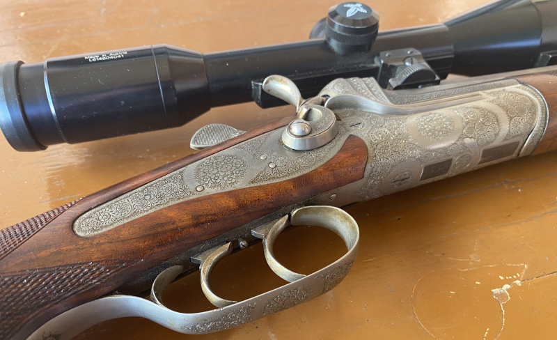 wie neu: Ischler Stutzen Seitenschloß Hahn Kipplaufstutzen Otto Baier Linden 6,5x57R Zeiss – Bild 5