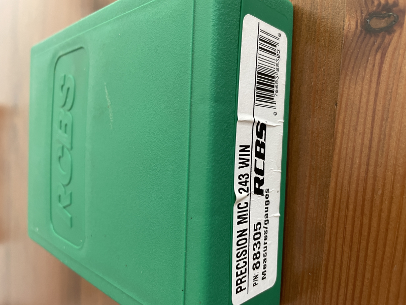 PRECISIONS MIC .243 WIN RCBS Patronenlager-Messlehre – Bild 2