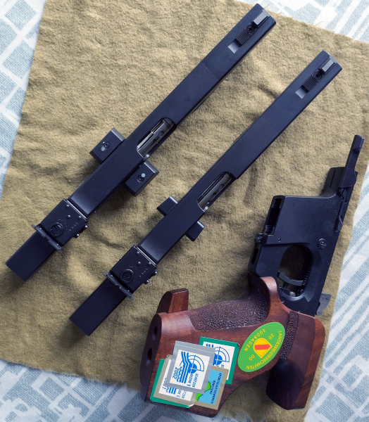 Sportpistole WALTHER GSP mit Wechselsystem in Kaliber .22 lr und .32 S&W l WC mit viel Zubehör – Bild 2