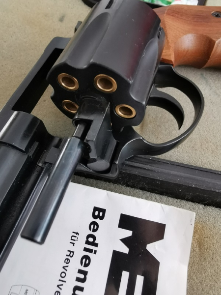 ME 38 Magnum LEP Revolver brüniert .177 Kaliber (4,5 mm) – Bild 3