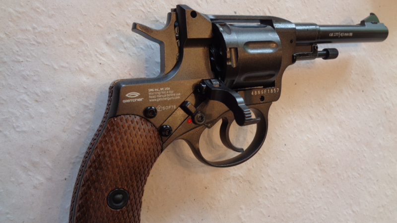 Umarex Gletcher 4,5mm BB - Nachbau Nagant Revolver, 7schüssig – Bild 4