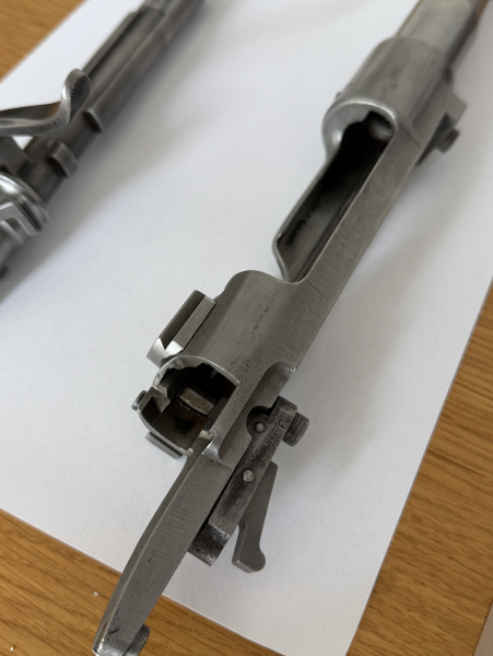 Mauser 98 - KONVOLUT an Ersatzteilen (seitliche flache Schlösschensicherung etc.) – Bild 2