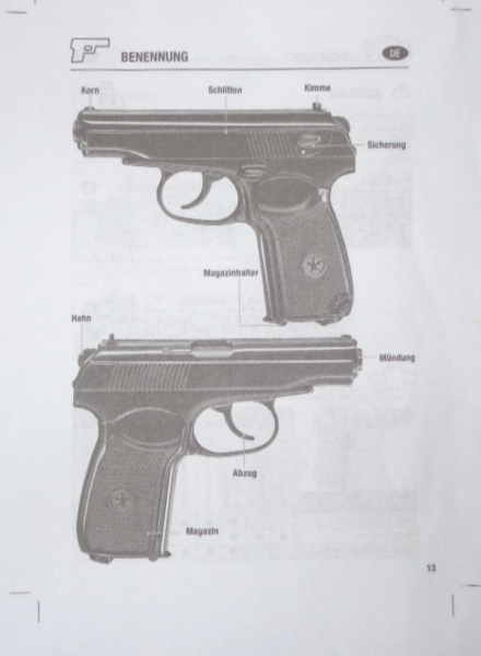 Makarov Co2, 4,5mm BB, Ganzmetall, Blowback – obrázek 3