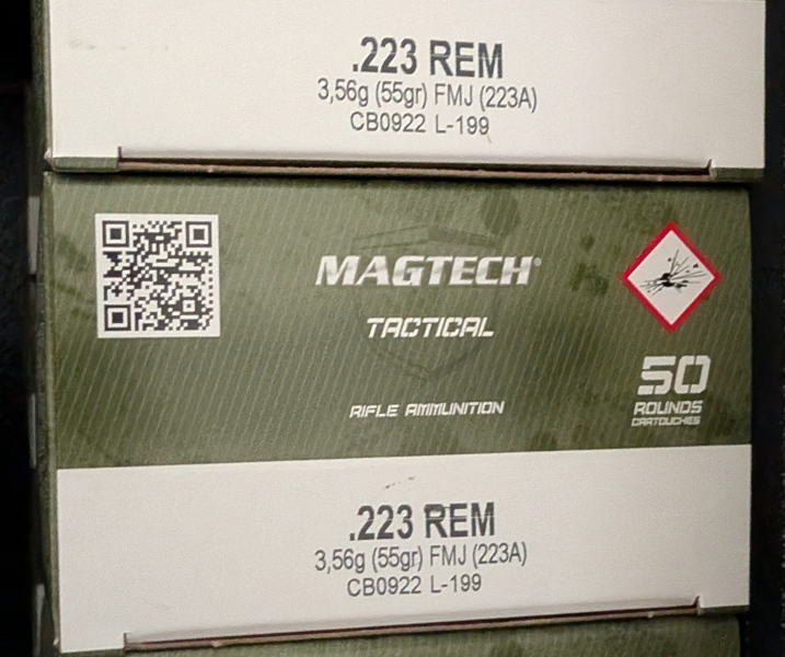 Magtech | .223 Rem. | FMJ 3,6g / 55grs. | Munition – Bild 2