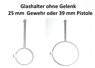 Glashalter für Schiessbrillen 25 mm und 39 mm – imagem 1