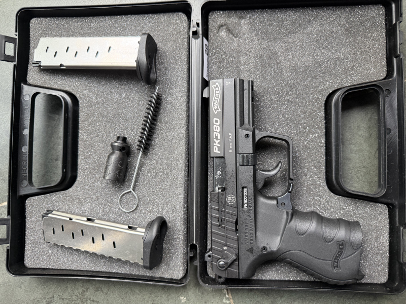 Umarex Walther PK 380 Pistole 9 mm Gas- und Platzpatronen – billede 2