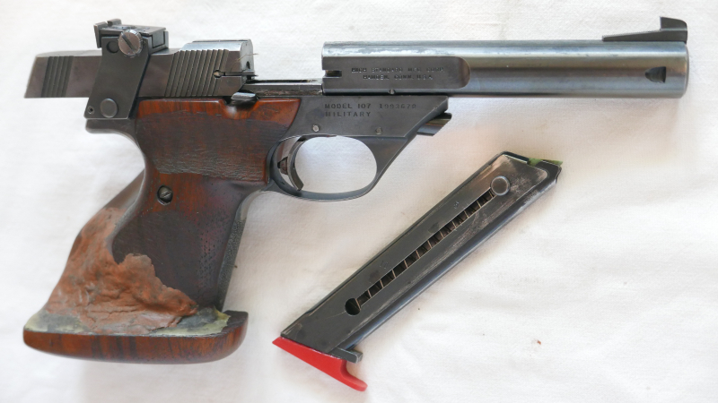 Sportpistole High Standard Mod 107 Supermatic, Military Kal..22lfB – Bild 5