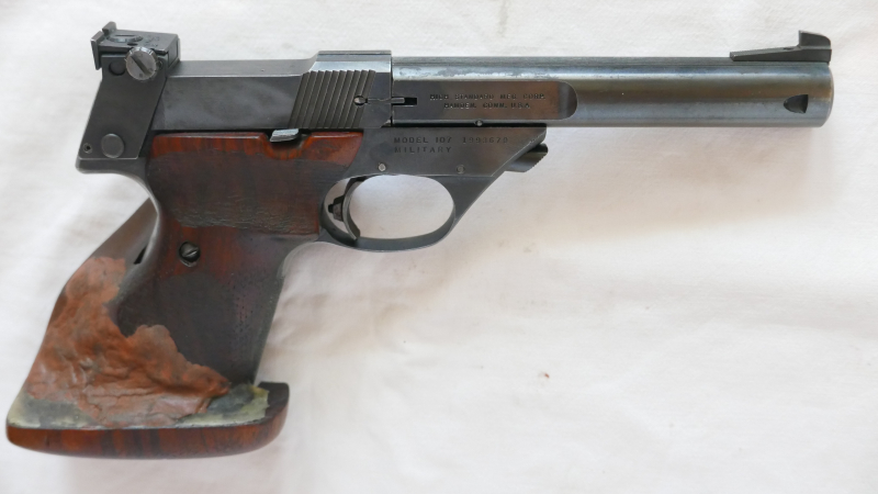 Sportpistole High Standard Mod 107 Supermatic, Military Kal..22lfB – Bild 2
