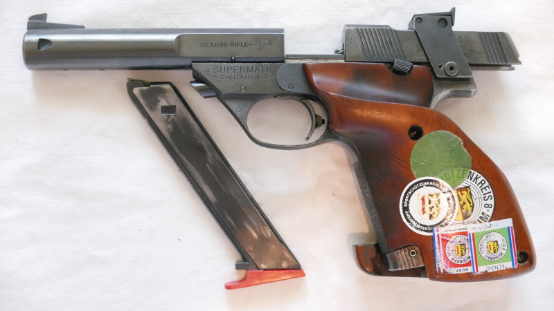 Sportpistole High Standard Mod 107 Supermatic, Military Kal..22lfB – Bild 4