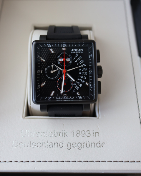 UNION GLASHÜTTE Averin Chronograph Mondphase FULL-SET NEUWERTIG – Bild 3