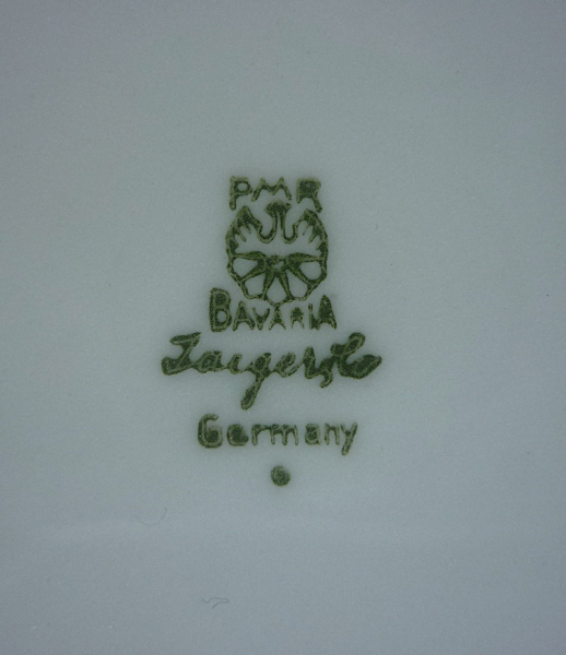 Alter Greifvogel Porzellanteller Falke Jäger & Co. Bavaria – Bild 4