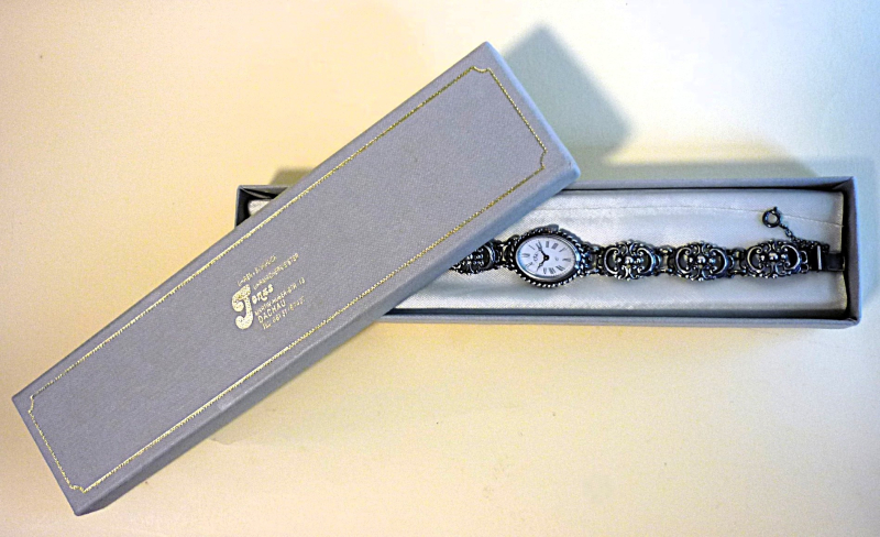 Trachtenschmuck Uhr Armbanduhr Silber 835 + 925 – stampa 5