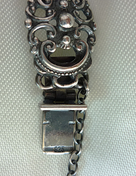 Trachtenschmuck Uhr Armbanduhr Silber 835 + 925 – stampa 4