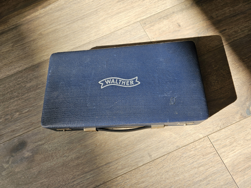Walther LP2 Luftpistole in org. Koffer (Kellerfund/defekt) – billede 3