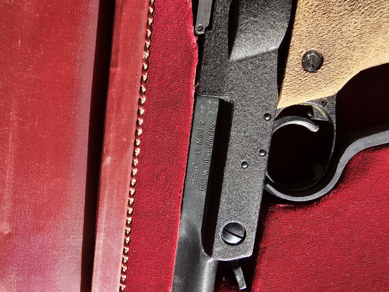 Walther LP2 Luftpistole in org. Koffer (Kellerfund/defekt) – billede 2
