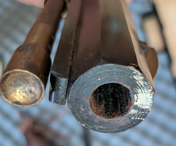 Vorderladergewehr Dikar Hawken .45 Cal. inkl. Pulverflasche & Waffenkoffer – Bild 5
