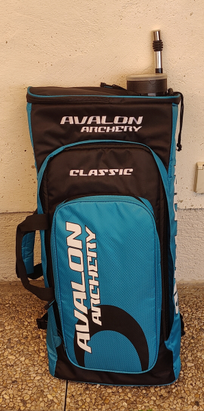 Hochwertiges Bogen-Zubehörset: WNS / Win&Win Mittelteil, Avalon Rucksack, Köcher & Visier – billede 2