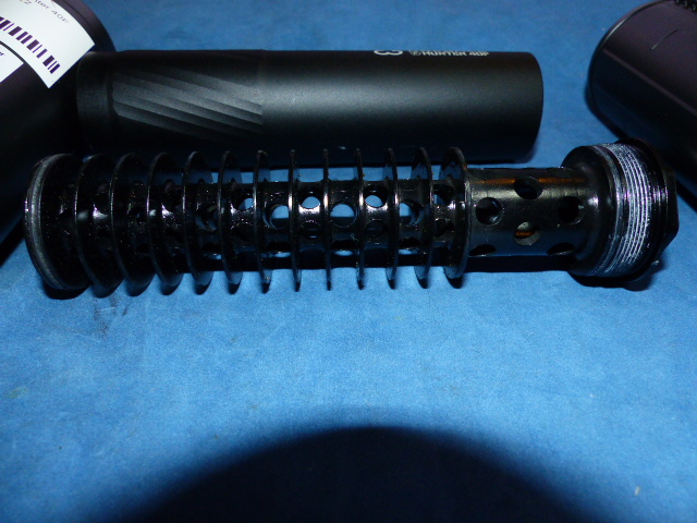 TOP "F" Schalldämpfer ROEDALE MK-X HUNTER 40F cal. 22 incl. Gewindeadapter 1/x20 UNF – Bild 2