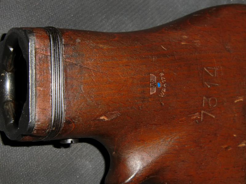WKII Hinterschaft MG42 Holz mit WaA und verm. Feldinstandsetzung – Bild 5