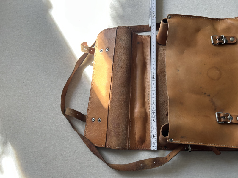 Vintage Aktentasche aus Leder – Echtleder 40cm – Bild 2