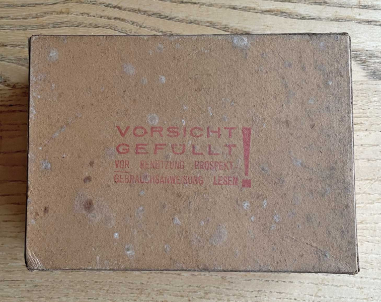 Seltene historische Kennzeichnungs-Spritzpistole „Gelle“ Wien – komplett mit OVP & Originalprospekt – Bild 4
