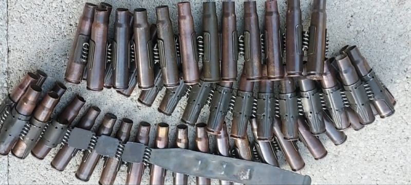 DEKO Gurt MG 34/42 + 53 Messing Hulse- ORIGINAL WW 2 – Bild 4